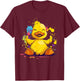 Rubber Duck Rubber Duckie Watercolor Rubber Duckling T-Shirt - T-Shirt | Maroon