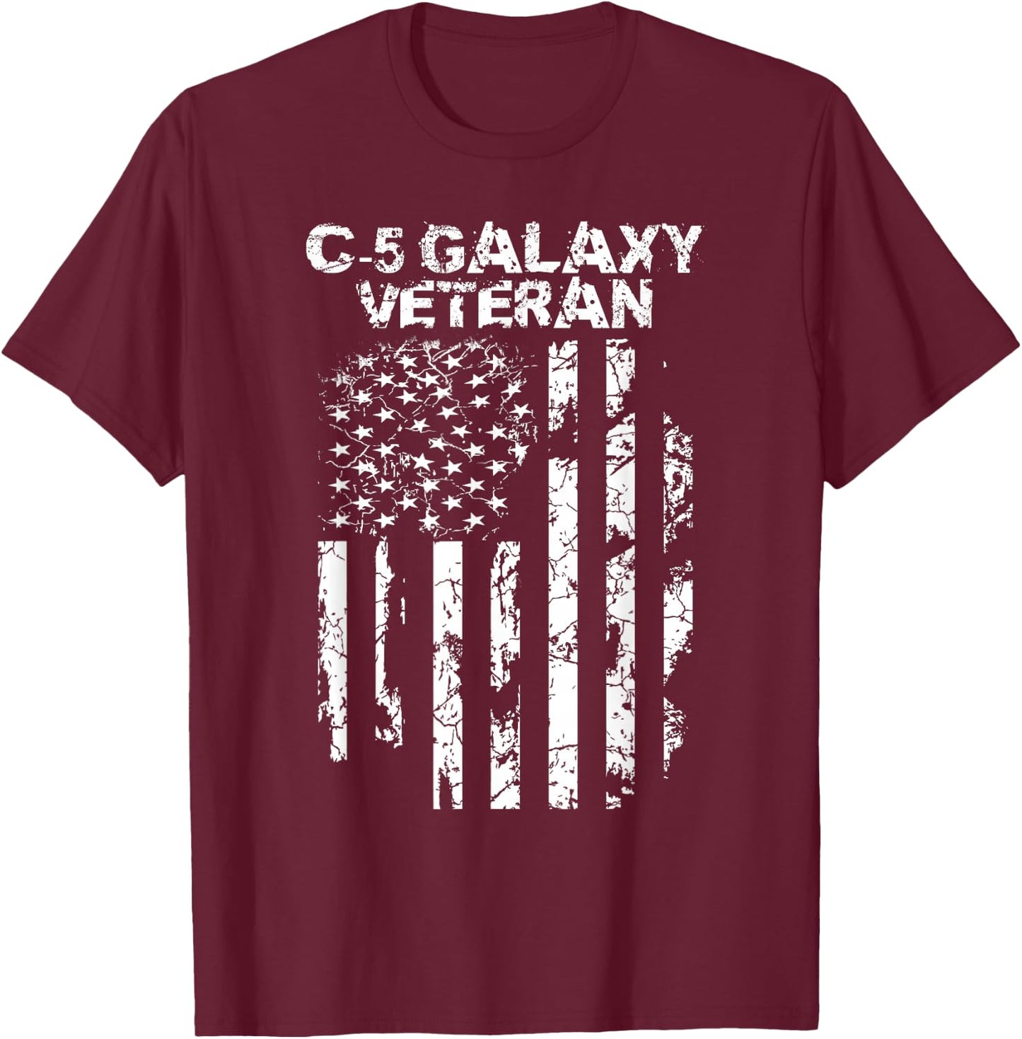 C-5 Galaxy T-Shirt - T-Shirt | Maroon