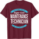 Maintenance Technician Gifts Funny by Maintenance Technician T Shirt Only for Adults, , Short Sleeve, Black, Small T-Shirt - T-Shirt | Maroon
