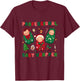 Professional Baby Wrapper NICU Mother Baby Nurse Christmas T-Shirt - T-Shirt | Maroon