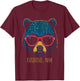 Ruidoso New Mexico Bear Wearing Sunglasses Design T-Shirt - T-Shirt | Maroon