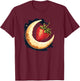 Half Moon by Night Costume for Strawberry Lovers T-Shirt - T-Shirt | Maroon