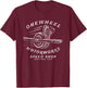 OneWheel Motorworks Speed Shop Santa Cruz, Calif T-Shirt - T-Shirt | Maroon