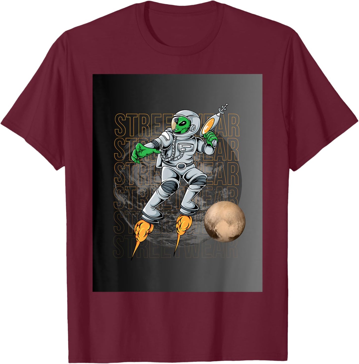 Space King T-Shirt - T-Shirt | Maroon