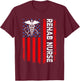 Rehab Nurse American Flag Patriotic Rehab Nurse 4th Of July T-Shirt - T-Shirt | Maroon