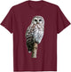 Barred Owl Bird | Birder Birding | Cute Owl Gift T-Shirt - T-Shirt | Maroon