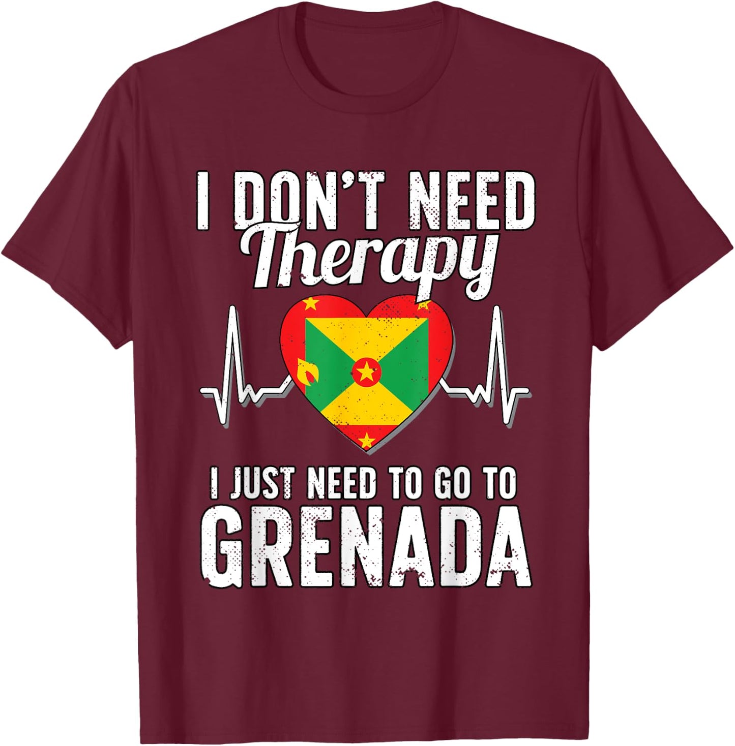 Grenada Flag I Grenada Flag I Vacation Grenada T-Shirt - T-Shirt | Maroon