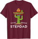 Fun Hilarious Stepfather Humor | Funny Stepdad T-Shirt - T-Shirt | Maroon