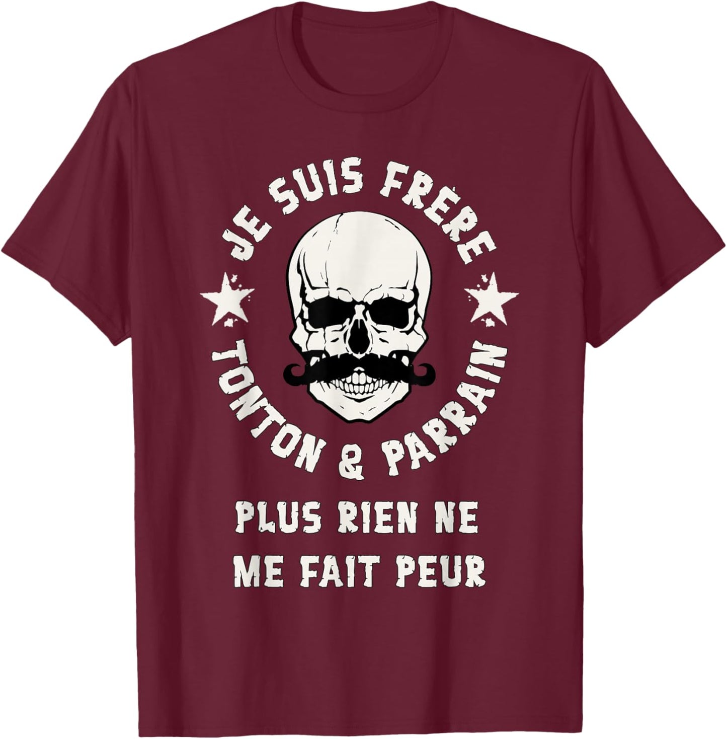 Brother Tonton and Godfather Gift Christening Future Godfather T-Shirt - T-Shirt | Maroon
