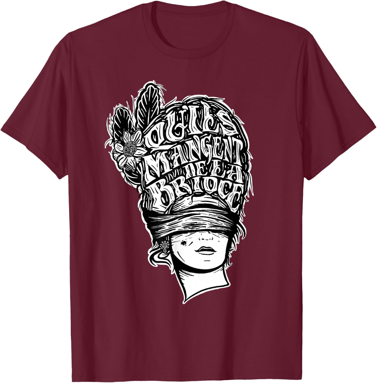 Let Them Eat Cake T-Shirt - T-Shirt | Maroon