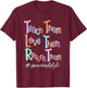 Women Teach Them Love Them Return Them Specials Teacher Life T-Shirt - T-Shirt | Maroon