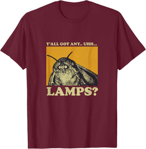 Y'all got Any Lamps Moth Meme Lamp Shirt Women Kids T-Shirt - T-Shirt | Maroon