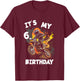Kids It's my 6th Birthday 6 Year Old Motocross Dirt Bike Riding T-Shirt - T-Shirt | Maroon