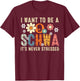 I Want To Be A Schwa It's Never Stressed T-Shirt - T-Shirt | Maroon