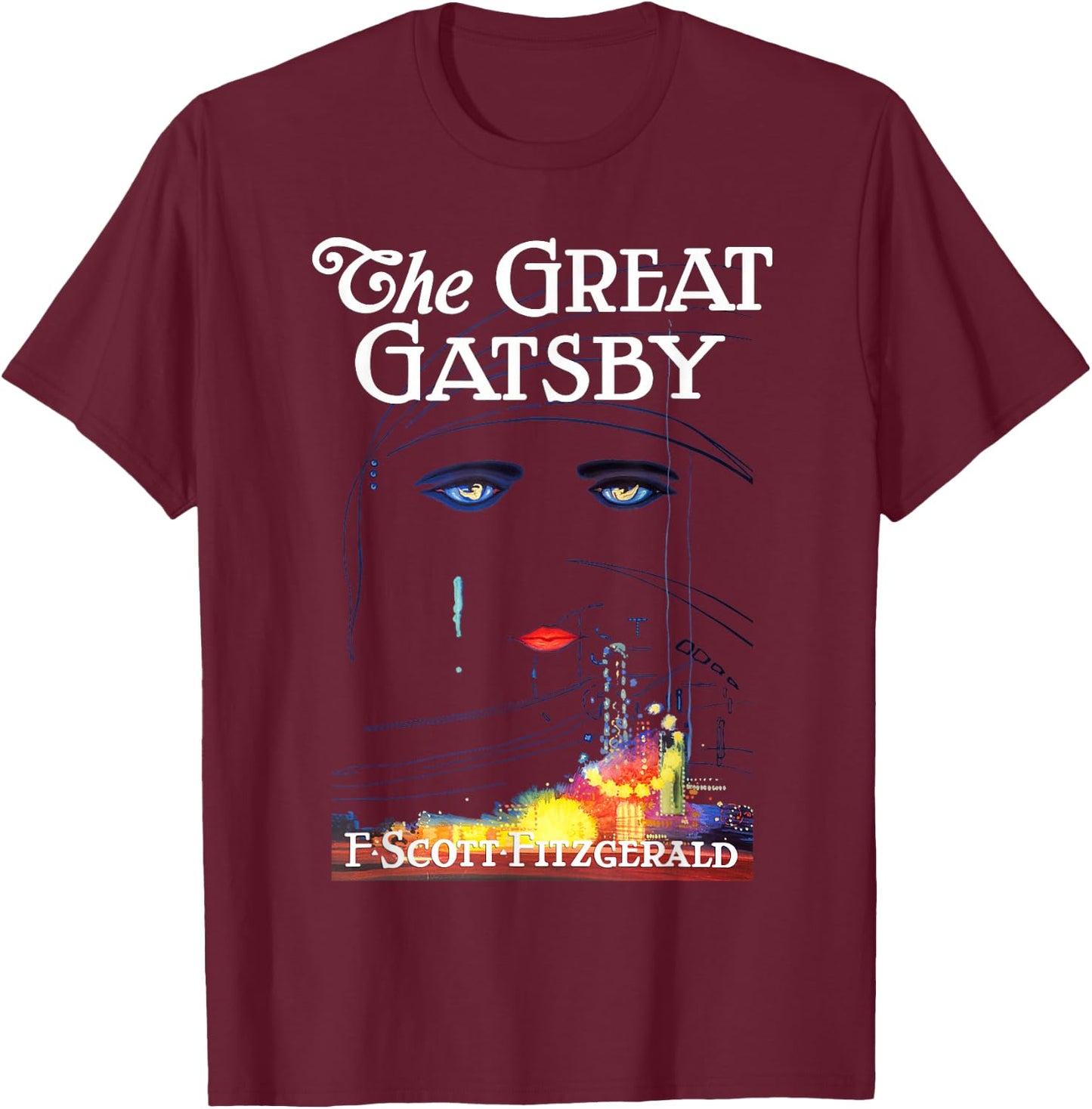 The Great Gatsby T-Shirt - T-Shirt | Maroon