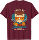 This is my Jamaican Shirt Retro Cat Jamaica Summer Vacation Women T-Shirt - T-Shirt | Maroon