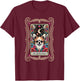 Dog Lover Colorful Tarot Card Chihuahua Graphic T-Shirt - T-Shirt | Maroon