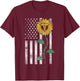 CNA Nurse Certified Nursing Assistant American Flag Women Kids Men T-Shirt - T-Shirt | Maroon