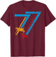 Affiche de Star Wars Double X-Wing '77 T-Shirt - T-Shirt | Maroon