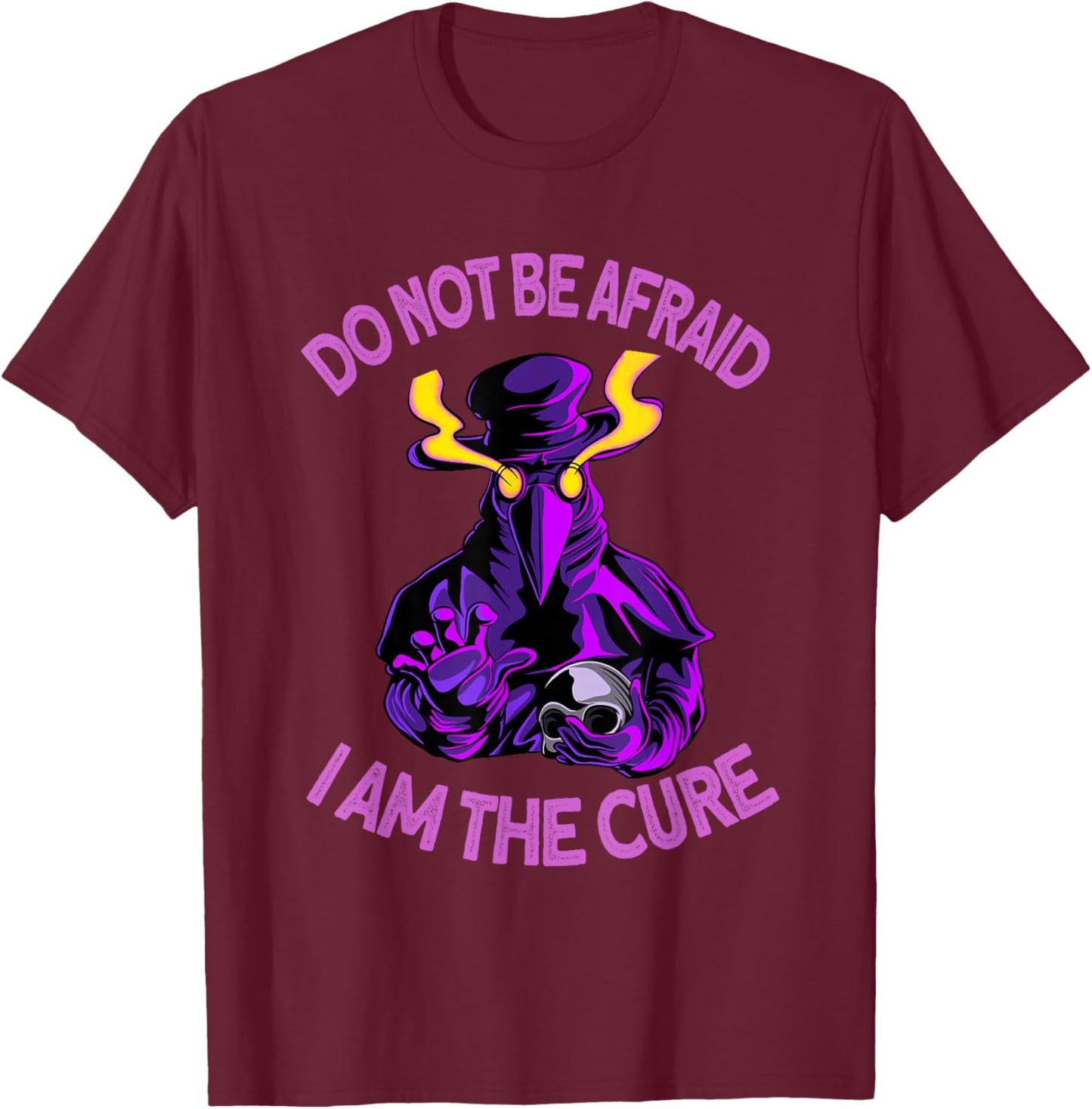 i am the cure - Middle Age Medicines T-Shirt - T-Shirt | Maroon