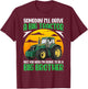 Someday I'll Drive A Big Tractor Now I'm To Be A Big Brother T-Shirt - T-Shirt | Maroon