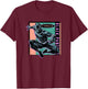 Marvel Comics Retro Classic T'Challa Black Panther 90's Logo T-Shirt - T-Shirt | Maroon
