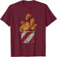 Retro National Fried Chicken Day Funny Fast Food Lover T-Shirt - T-Shirt | Maroon