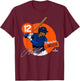 Francisco Lindor | New York Baseball MLB Player | MLBLIN4008 T-Shirt - T-Shirt | Maroon