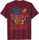 Be Happy Lift Heavy Fall Workout Gym Bodybuilder Lovers T-Shirt - T-Shirt | Maroon