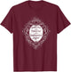 Jane Austin Quote Shirt, Pride and Prejudice Vintage T-Shirt - T-Shirt | Maroon