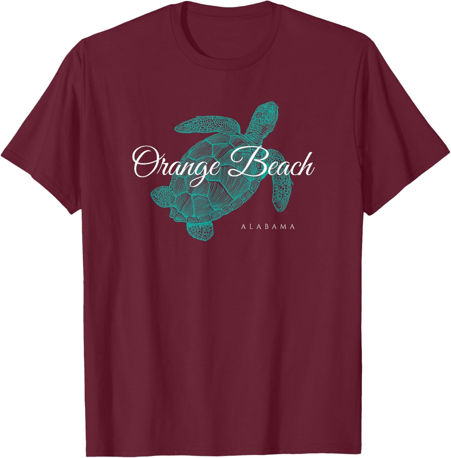 Orange Beach Alabama Women Girls Kids T-Shirt - T-Shirt | Maroon