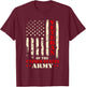 Veteran Of The United States Army - Patriotic Veterans Day T-Shirt - T-Shirt | Maroon