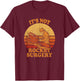 It's Not Rocket Surgery - Retro Surgeon Rocket T-Shirt - T-Shirt | Maroon