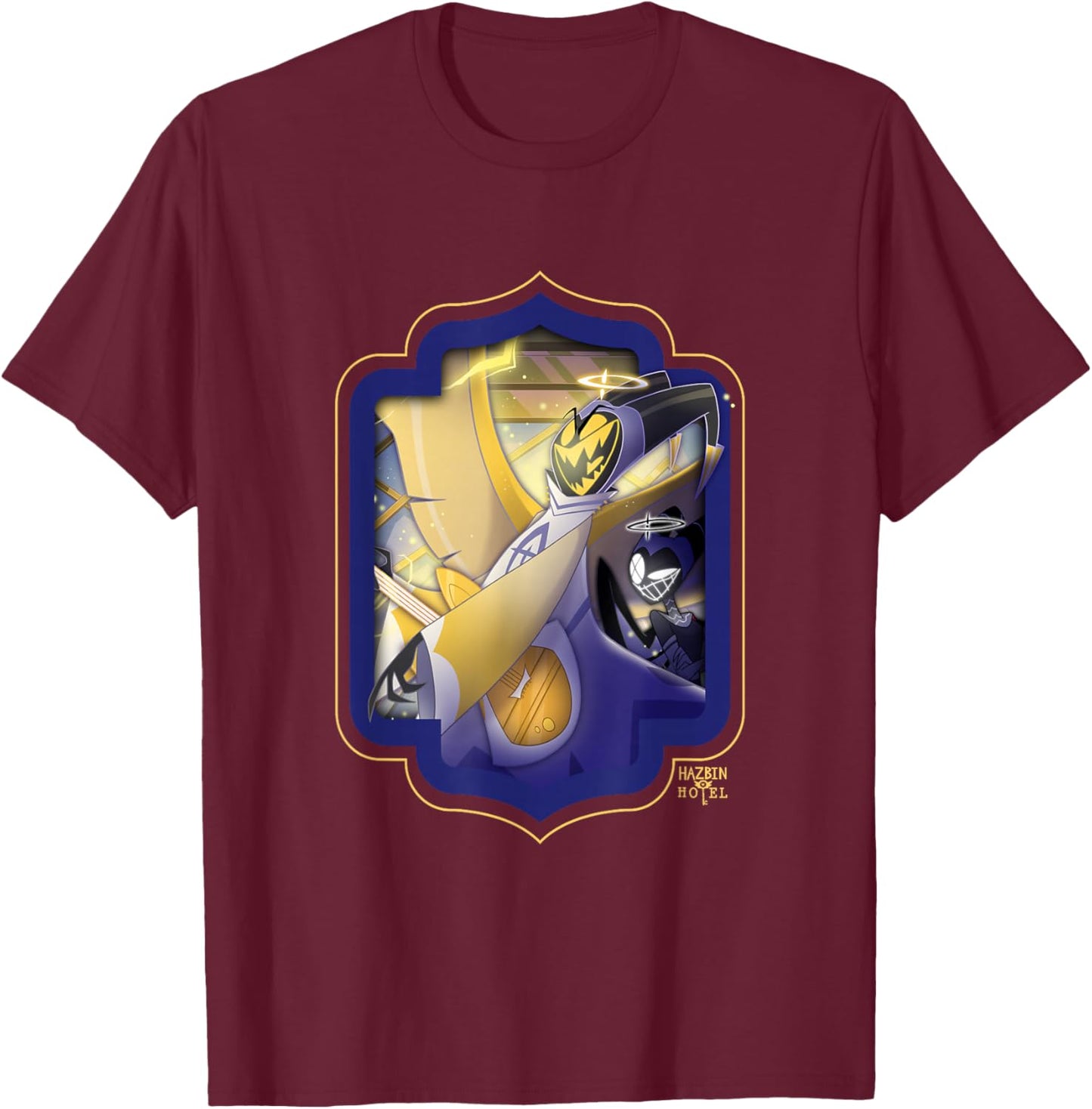 Hazbin Hotel - Adam , Small T-Shirt - T-Shirt | Maroon