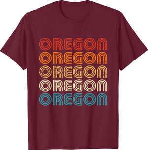 Oregon State Retro Vintage Women Youth T-Shirt - T-Shirt | Maroon