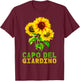 Capo Giardiniere Pensionamento Girasole Pension Garden T-Shirt - T-Shirt | Maroon