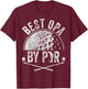 Golf Lover Sports Father's Day Golfer Best Opa By Par T-Shirt - T-Shirt | Maroon