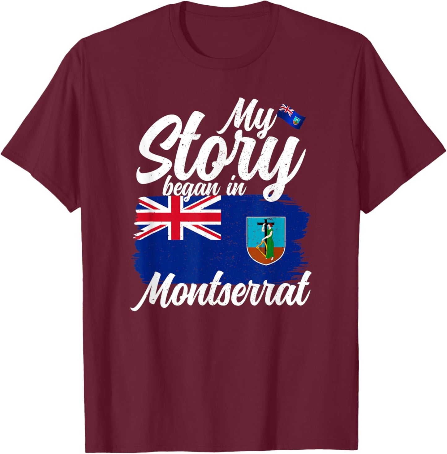 Montserrat T-Shirt - T-Shirt | Maroon