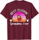 Best Cluckin' Grandma Chicken Grandma Chicken Owner T-Shirt - T-Shirt | Maroon