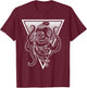 Deep Sea Diving Helmet Octopus Octopus Underwater Diver Gift T-Shirt - T-Shirt | Maroon