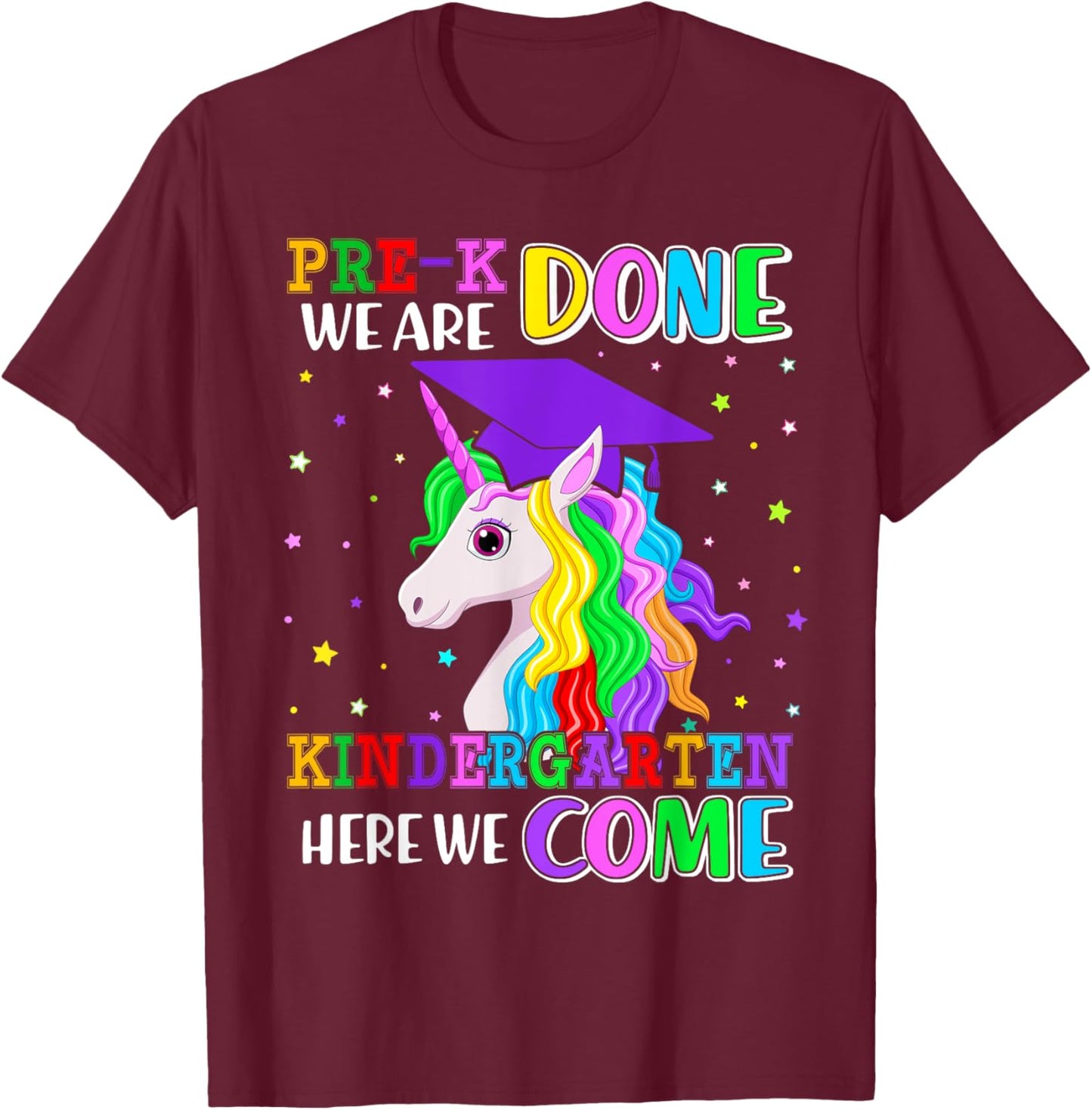 Pre-K Grad Preschool Prek Graduation 2025 T-Shirt - T-Shirt | Maroon