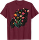 Tulip bouquet on Tulip T-Shirt - T-Shirt | Maroon