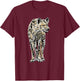 Spotted Hyena Wildlife Design for Hyena Fans T-Shirt - T-Shirt | Maroon
