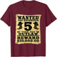 Kids 5 Year Old Cowboy Birthday Party Wild West Western 5th Gift T-Shirt - T-Shirt | Maroon