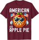 Cute American as Apple Pie shirt Women Kids T-Shirt - T-Shirt | Maroon