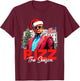 Funny Christmas Rizzmas Santa Xmas Rizz The Season Trump T-Shirt - T-Shirt | Maroon