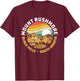 Retro Mount Rushmore National Memorial Vintage 80s Graphic T-Shirt - T-Shirt | Maroon