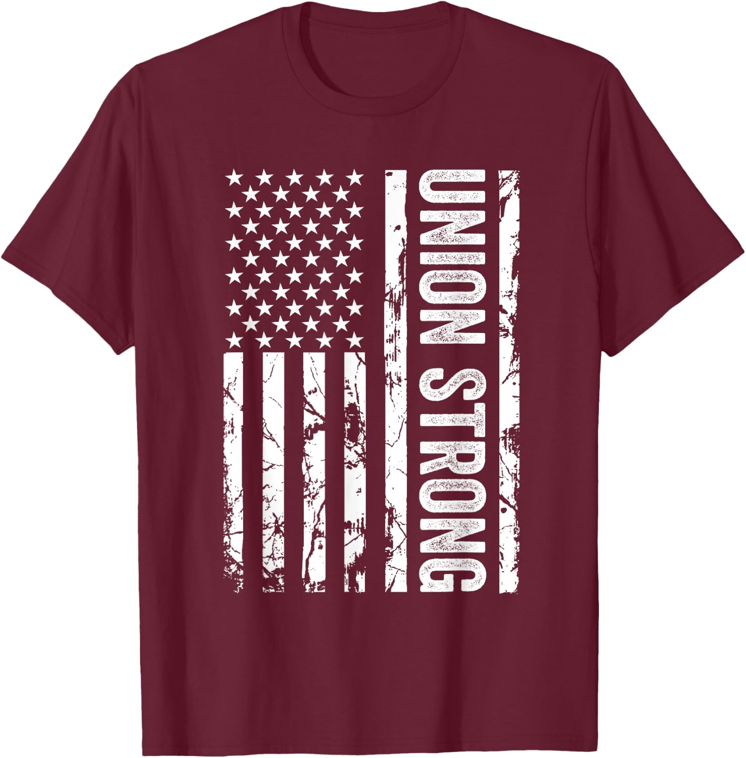 Union Workers Rights Union Strong Union Thug T-Shirt - T-Shirt | Maroon