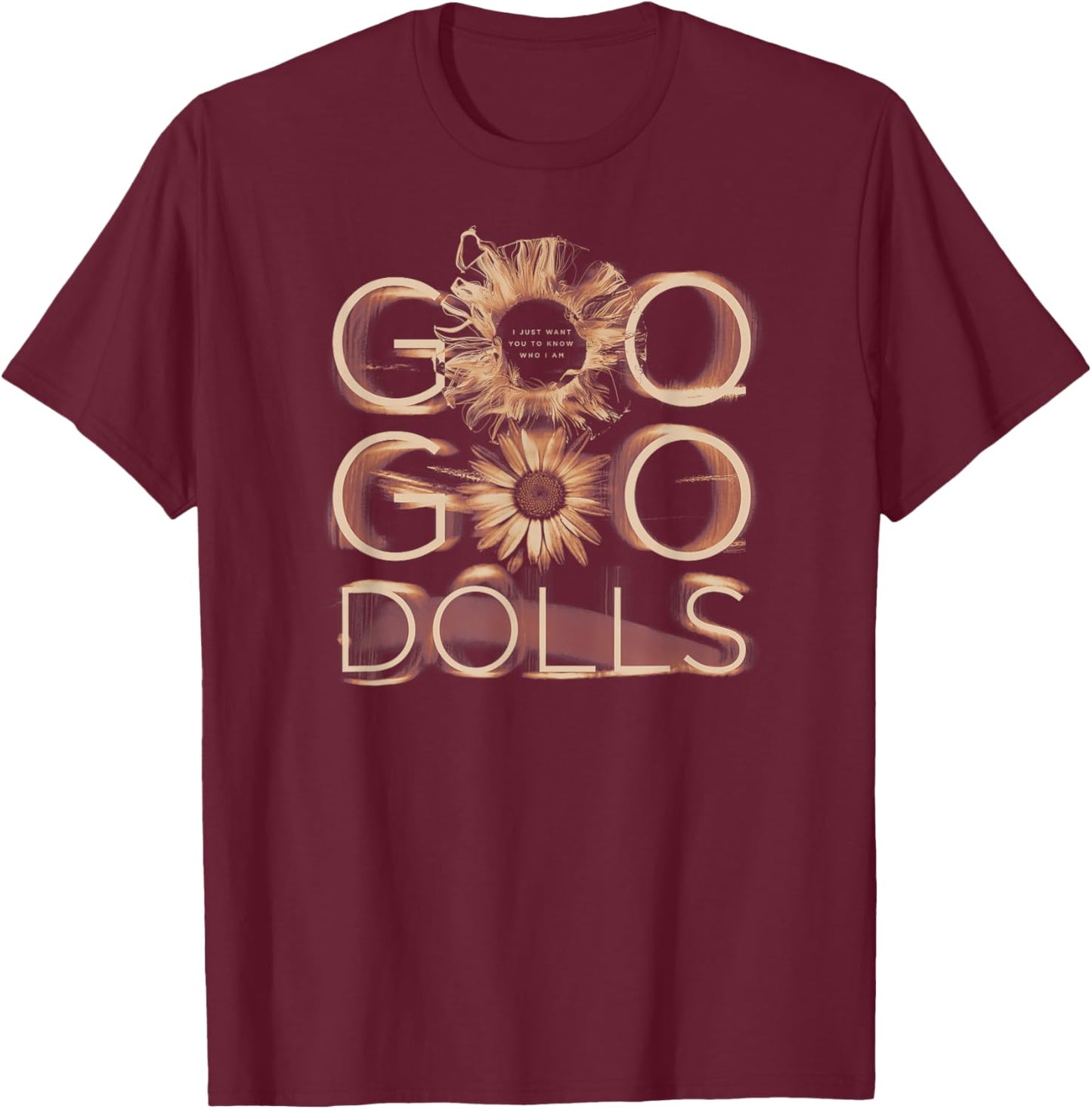 Goo Goo Dolls IRIS Flower Exclusive T-Shirt - T-Shirt | Maroon