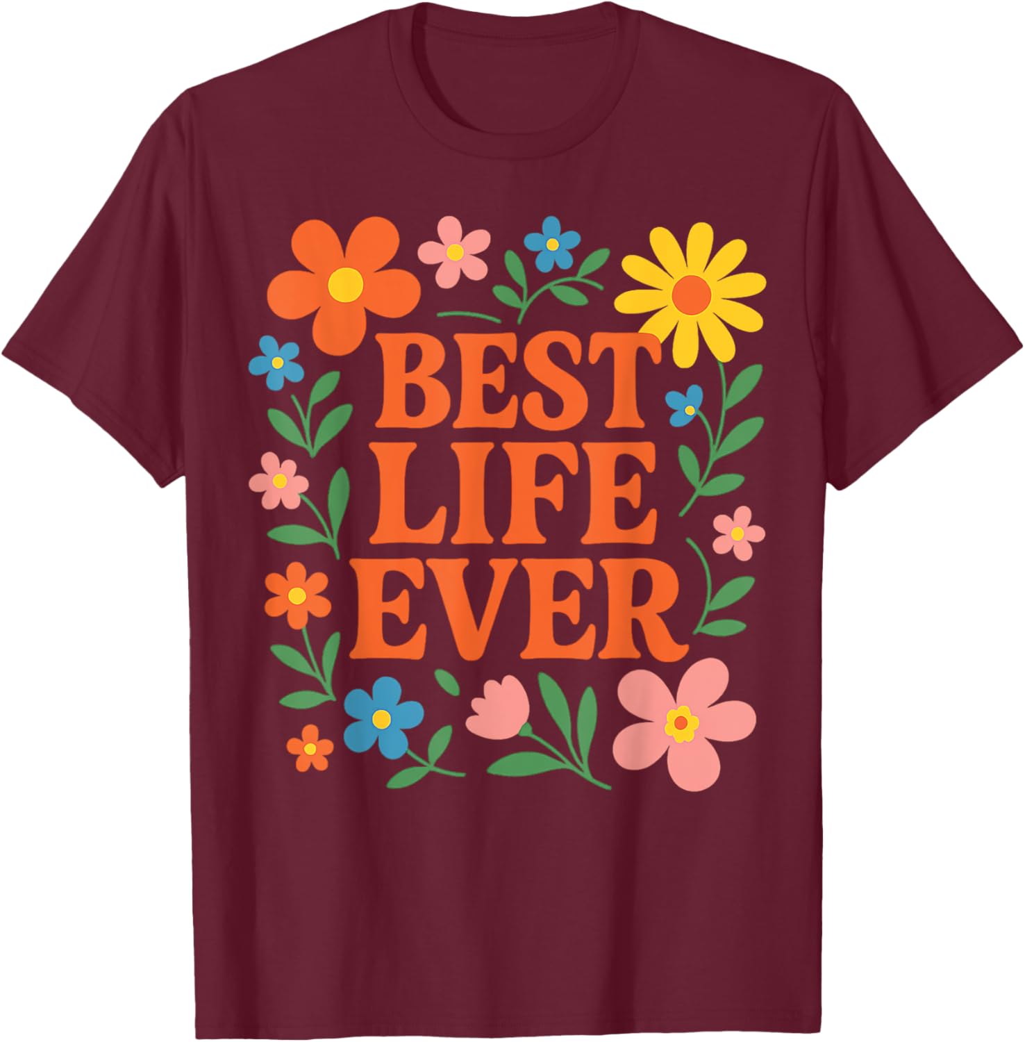 Jehovah's Witness BEST LIFE EVER JW Gift JW ORG T-Shirt - T-Shirt | Maroon